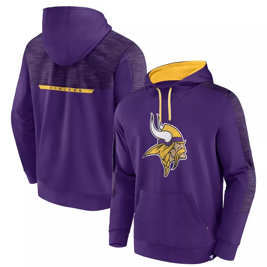 MINNESOTA VIKINGS MEN’S DEFENDER EVO PULLOVER HOODED SWEATSHIRT