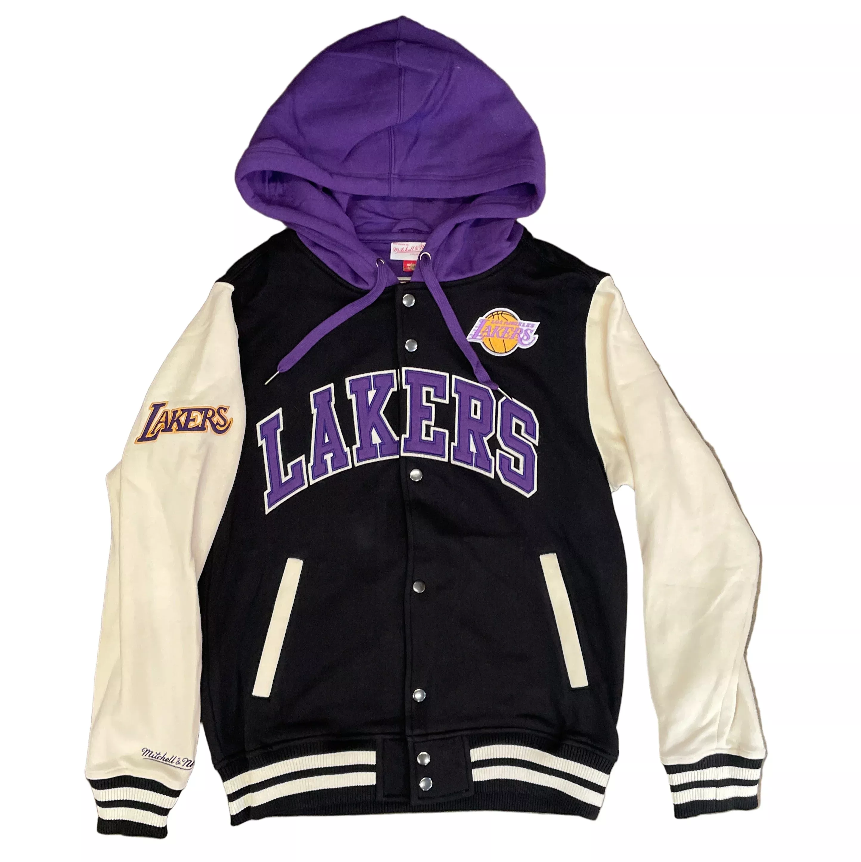 Mitchell & NessLos Angeles Lakers Courtside Fleece Full-Snap Jacket