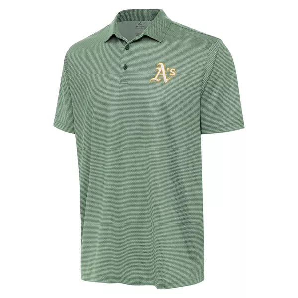 MLB Athletics Antigua Rings Polo - Green