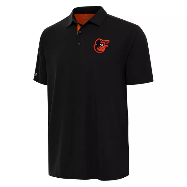 MLB Baltimore Orioles Antigua Era Polo - Black