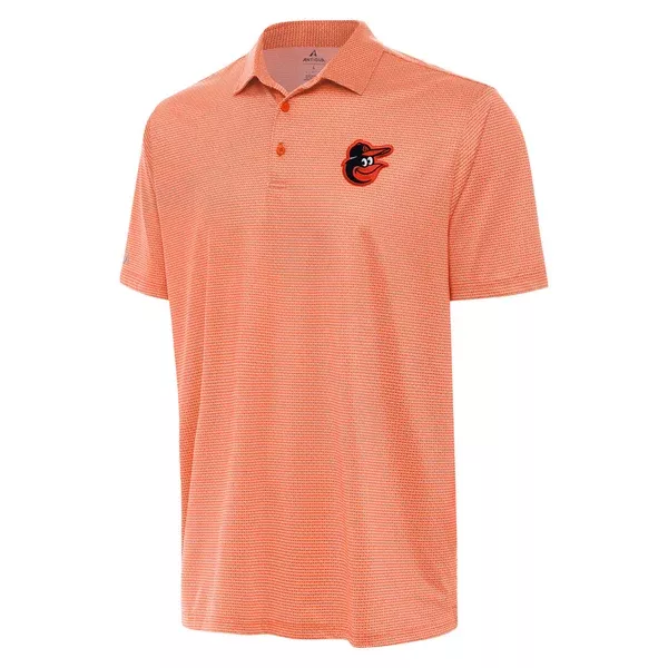 MLB Baltimore Orioles Antigua Rings Polo - Orange