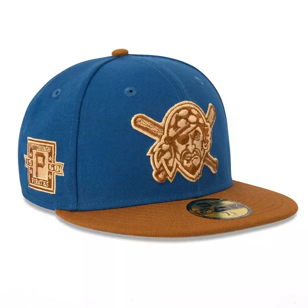 MLB Pittsburgh Pirates New Era Rodeo 59FIFTY Fitted Hat- Blue