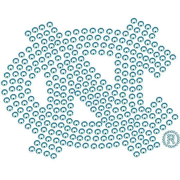 N. Carolina Tar Heels Bling Decal