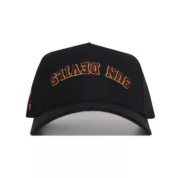 NCAA Arizona State Sun Devils No Rivals Upside Down Blackout Structured Hat- Black