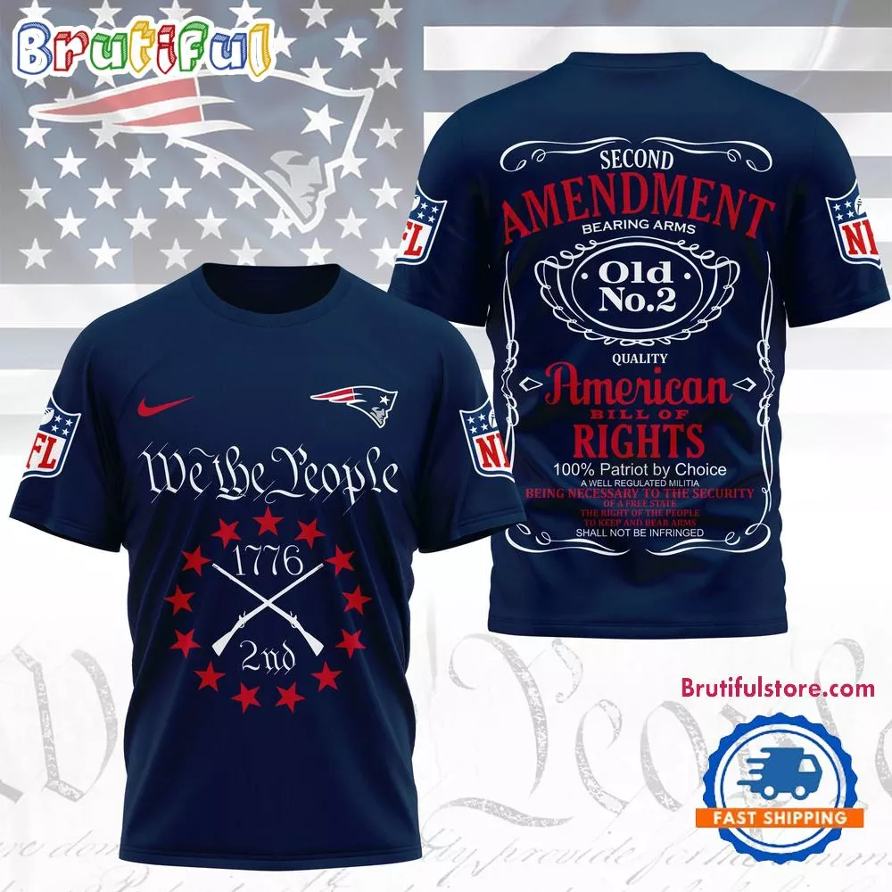 New England Patriots NFL Second Amendment Limited Edition 3D Shirt