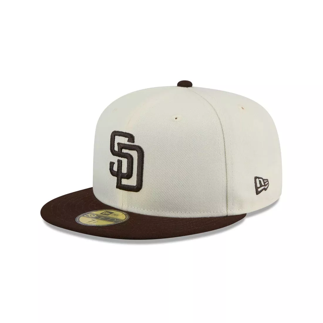 New Era San Diego Padres 59FIFTY Fitted Hat-Egg/Brown