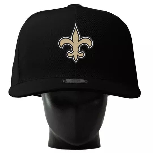 NEW ORLEANS SAINTS NOGGIN OVERSIZED HAT – BLACK