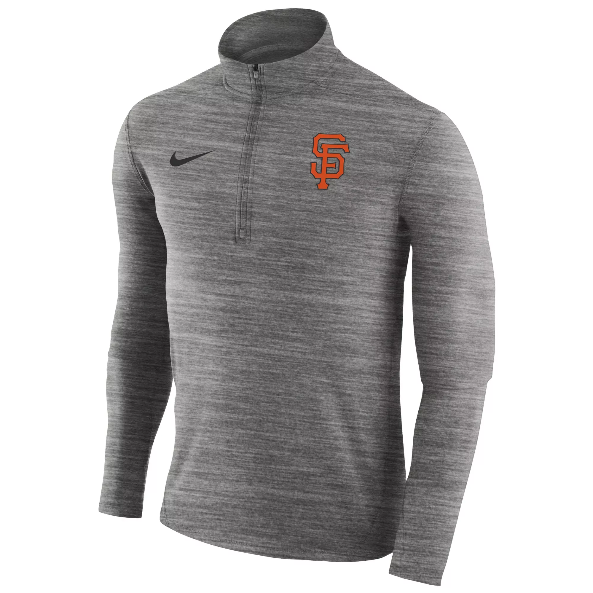 Nike San Francisco Giants Quarter-Zip Pullover Jacket – Gray