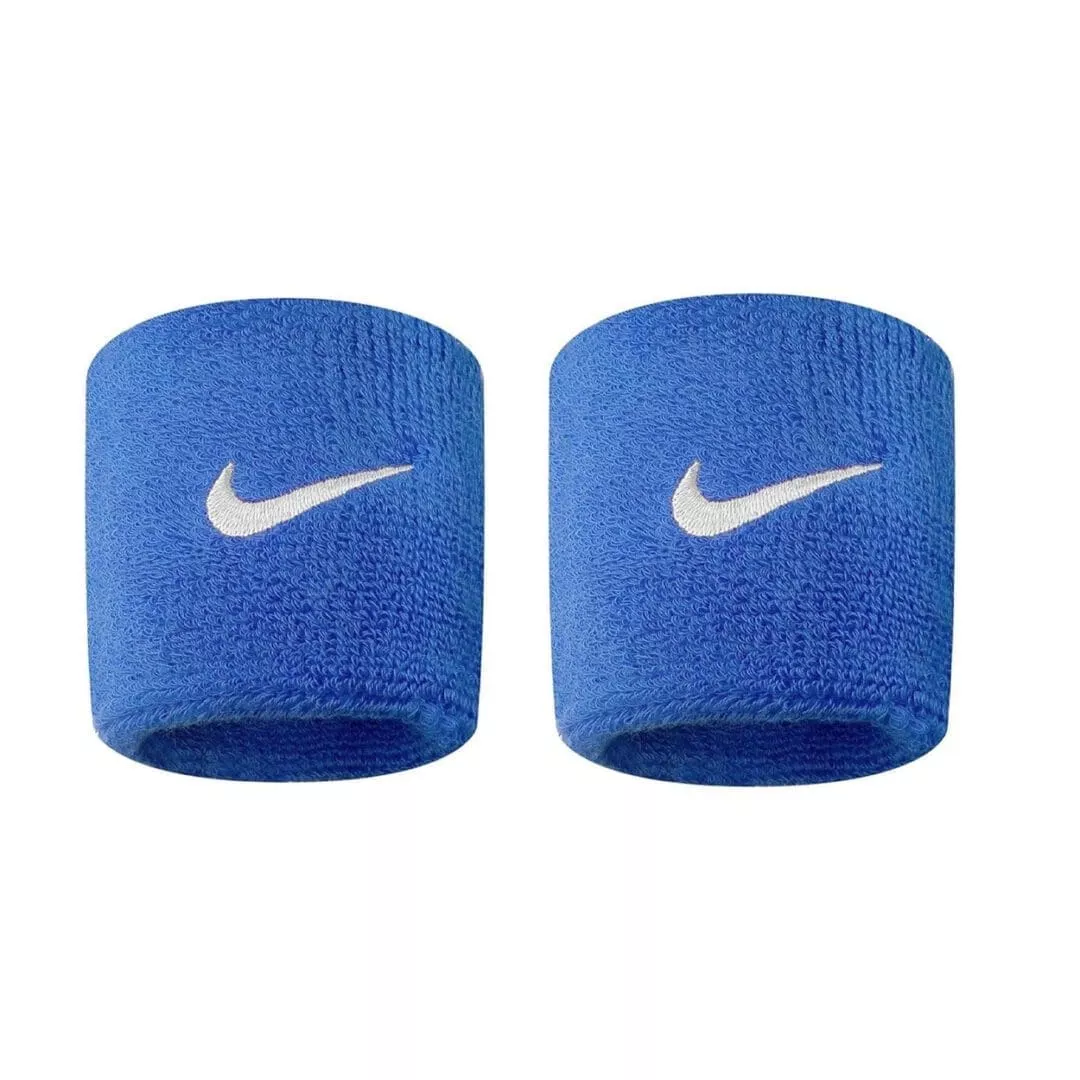 Nike Swoosh Wrist Bands-Royal