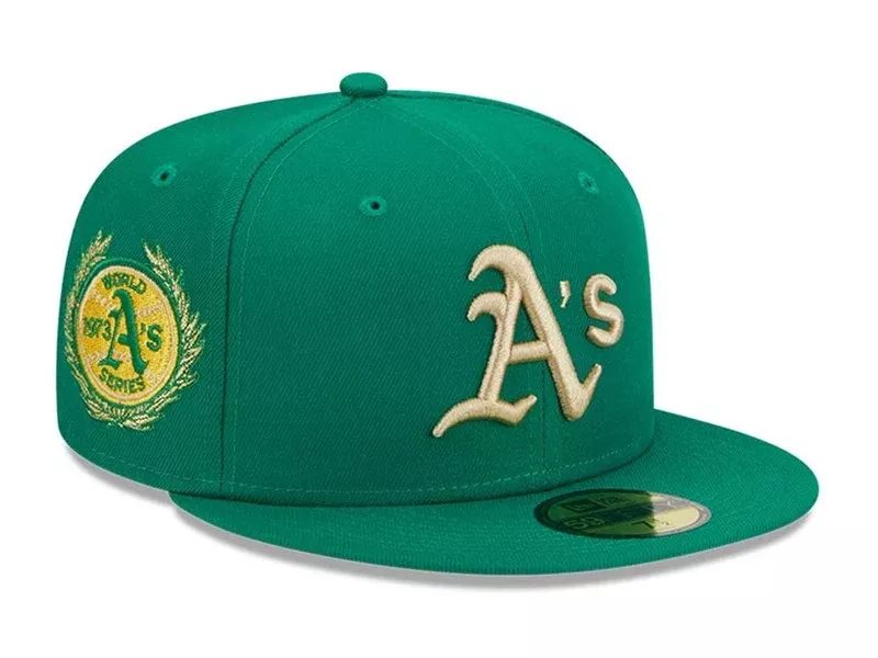 OAKLAND ATHLETICS LAUREL SIDE PATCH 59FIFTY FITTED