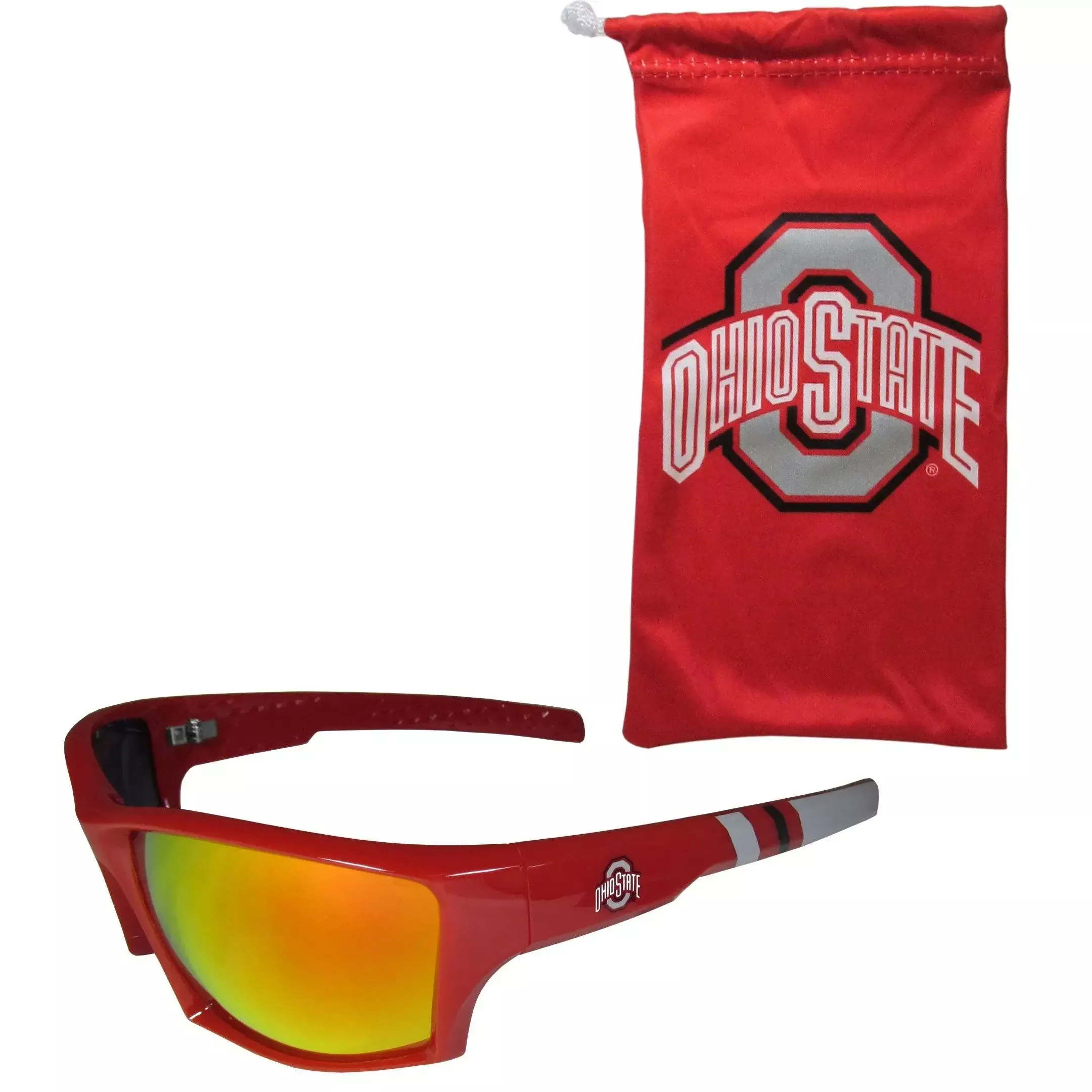 Ohio St. Buckeyes Edge Wrap Sunglass and Bag Set