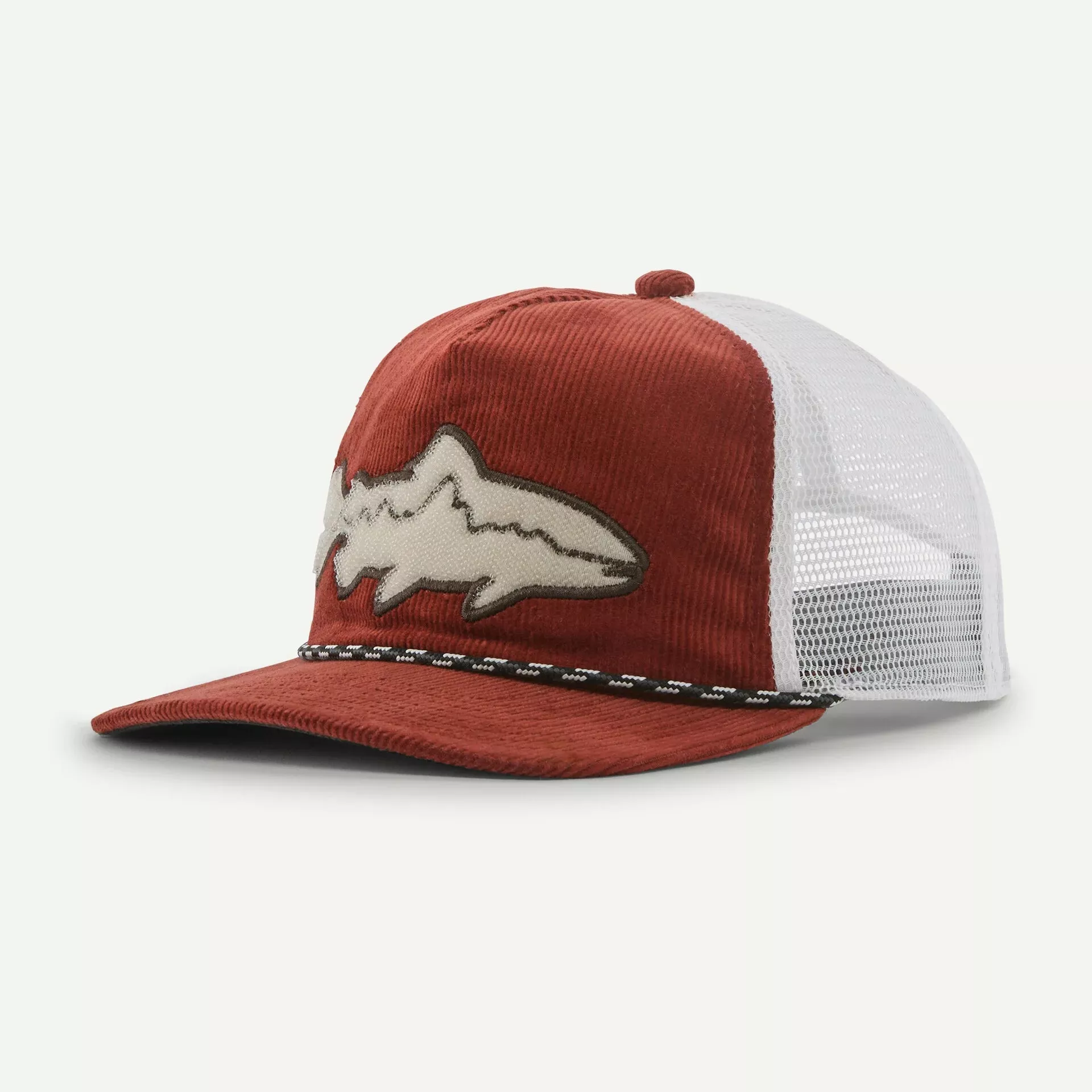 Patagonia Men's Fly Catcher Hat Fitz Roy Trout: Rusty Red