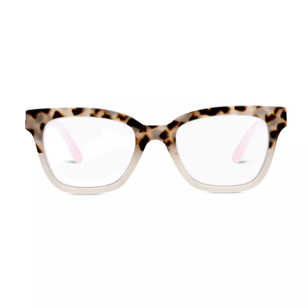 Peepers Zoey Chai Tortoise Pink Blue Light Reading Glasses