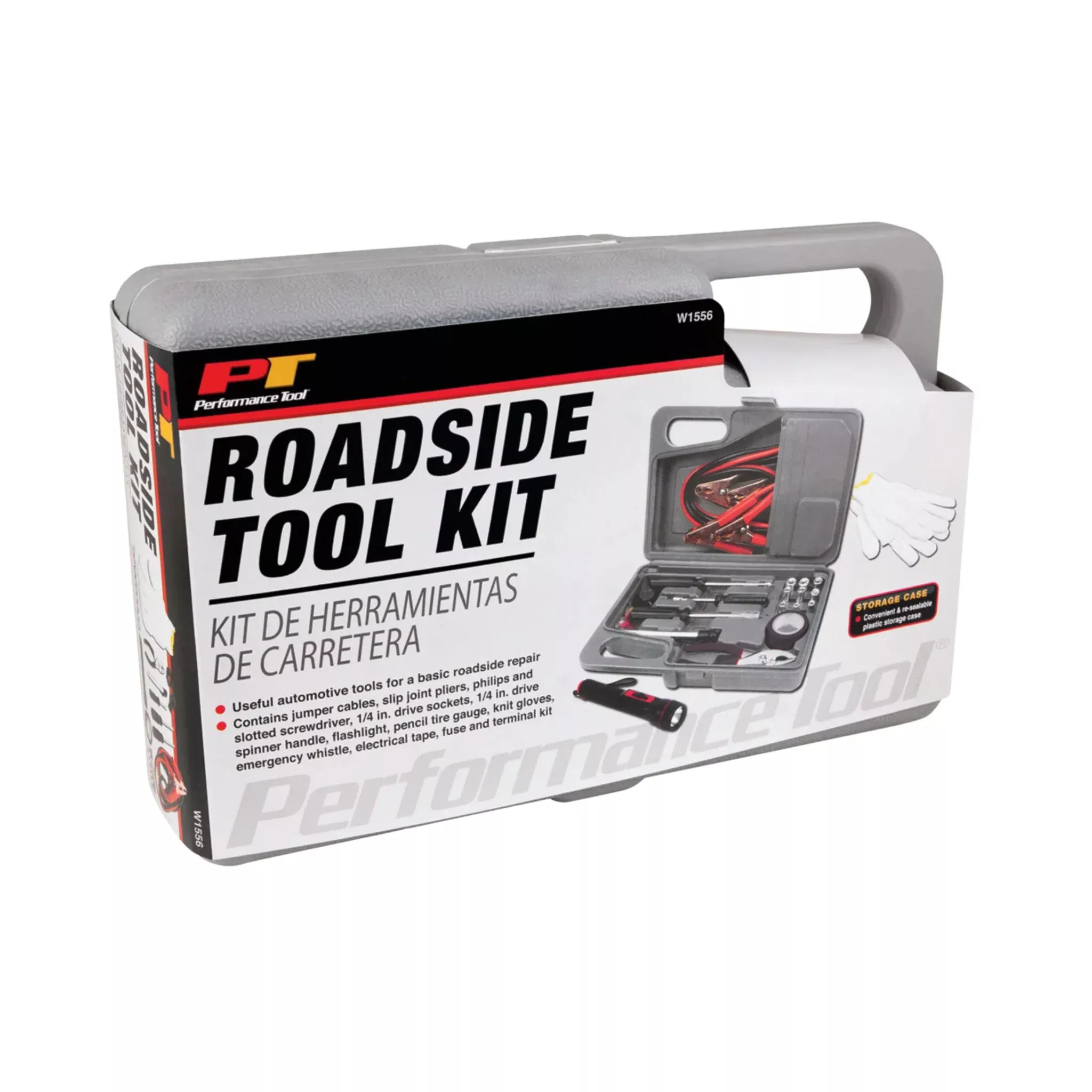 Performance Tool Roadside Safety Kit – Grey