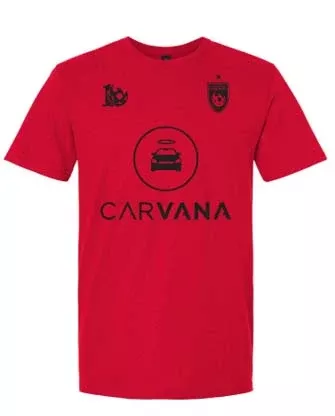 Phoenix Rising Name & Number T-Shirt- Red