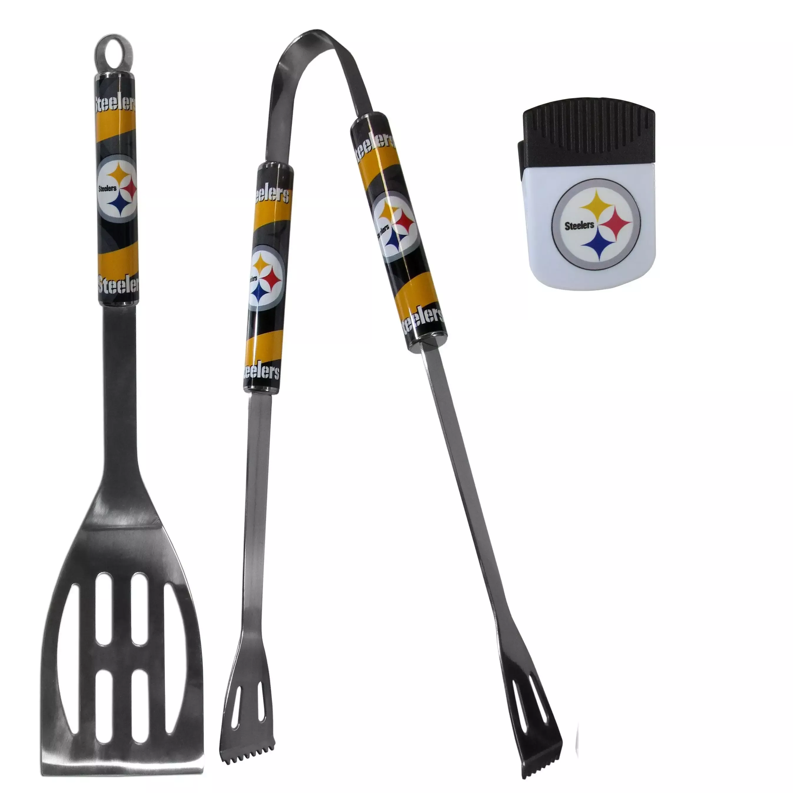Pittsburgh Steelers 2 pc BBQ Set and Chip Clip