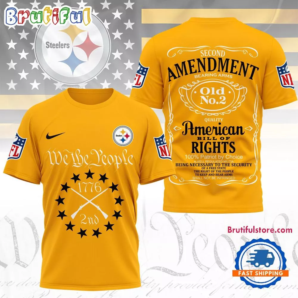 Pittsburgh Steelers NFL Second Amendment Limited Edition 3D Shirt