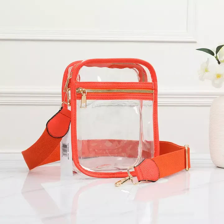Queens Designs Game Day Stadium Square Clear Bags