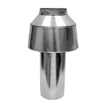 Raypak 206A/207A D-10 Residential Pool Heater Indoor Drafthood, Stack Top 6″ | 009838