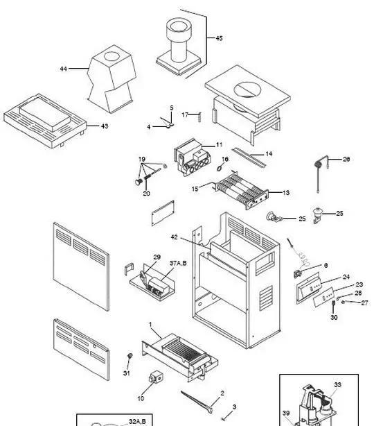 Raypak – Stud Bolt Kit, 105B