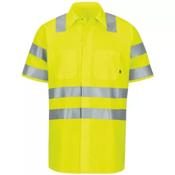 Red Kap Hi-Visibility Safety Vest – Fluorescent Yellow/Green