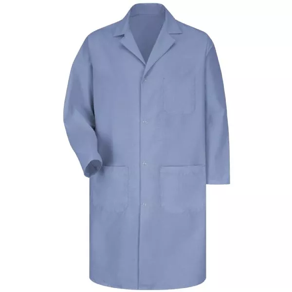 Red Kap Men’s Gripper-Front Lab Coat