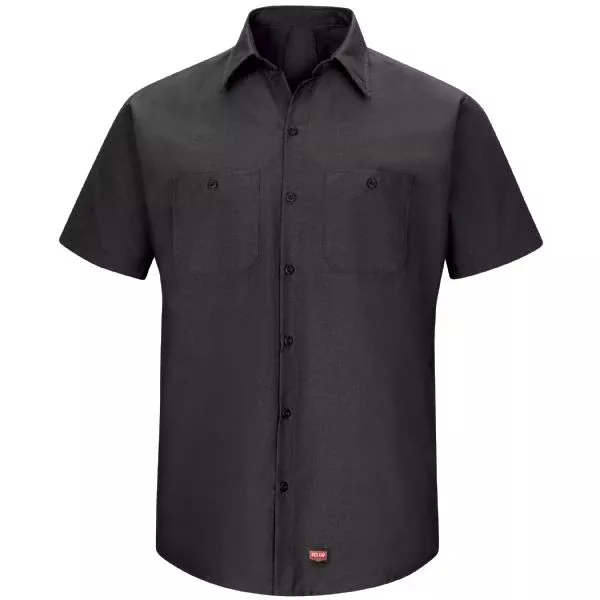 Red Kap Men's Short Sleeve Work Shirt with MIMIX