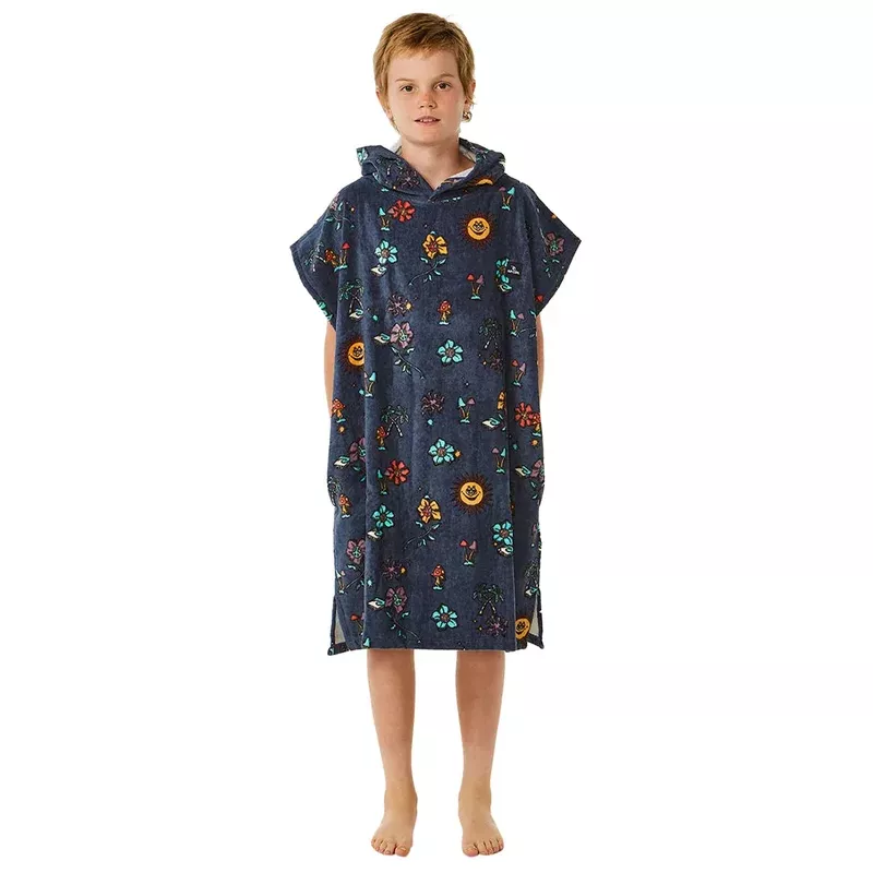 Rip Curl Boys’ Printed Hooded Changing Poncho
