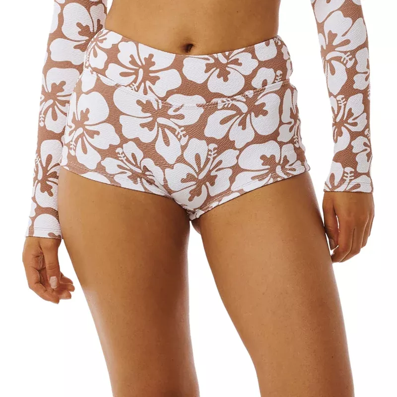 Rip Curl Women’s Hibiscus Heat Boyleg Bikini Bottom