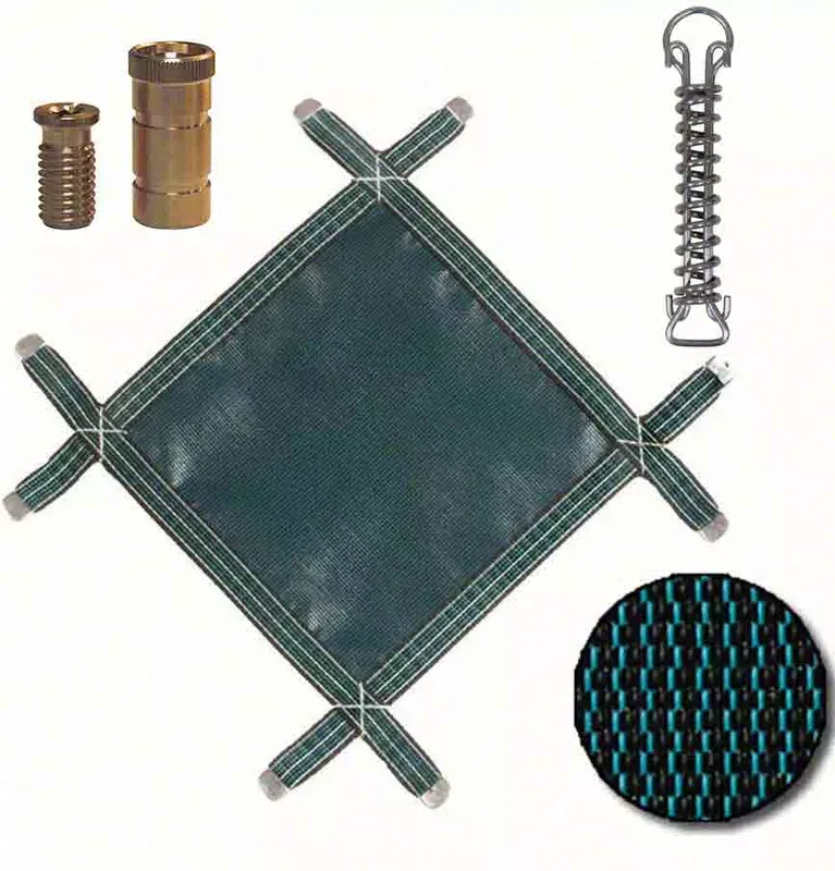 RuggedMesh Mesh Rectangular Safety Pool Cover 12 x 24 Feet