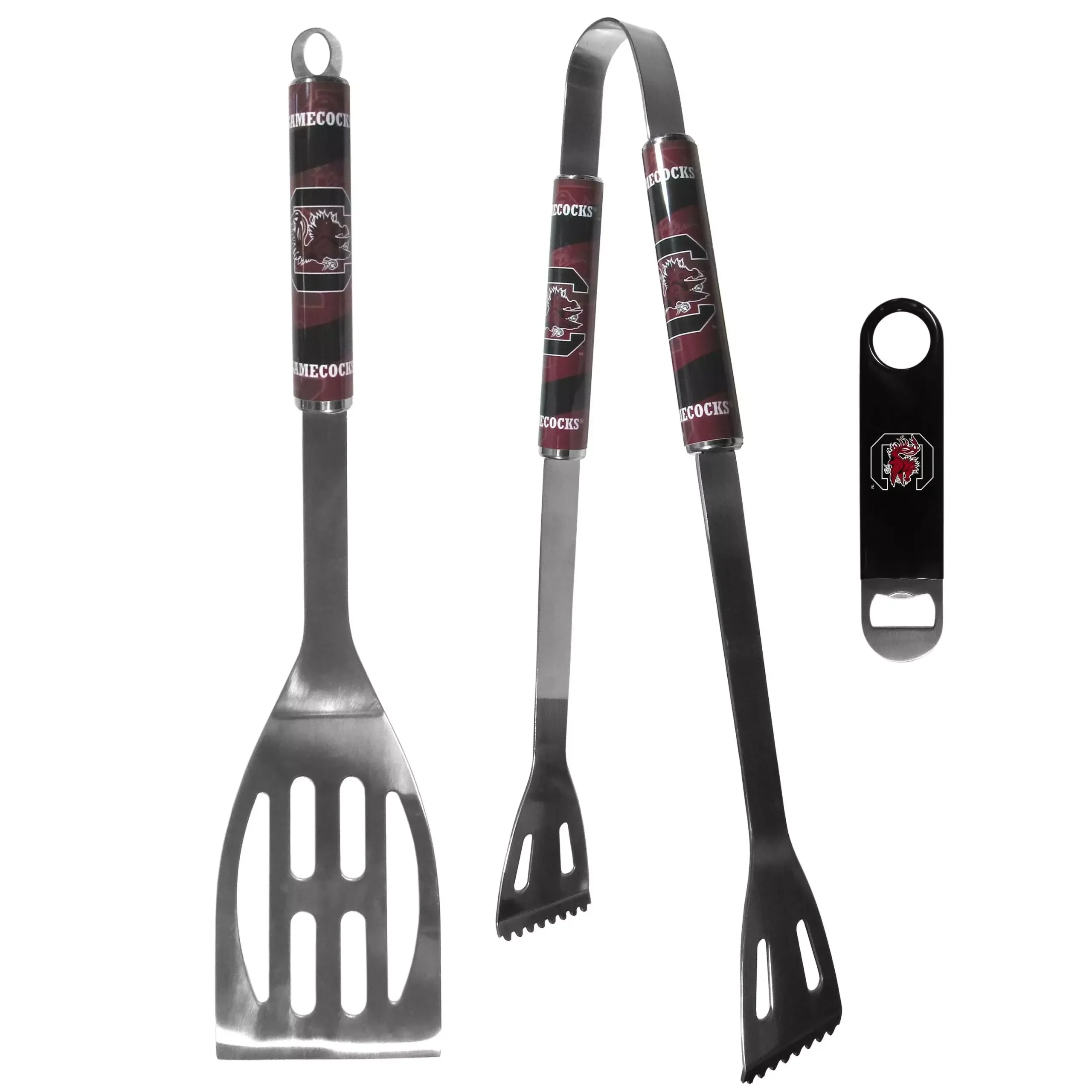 S. Carolina Gamecocks 2 pc BBQ Set and Bottle Opener