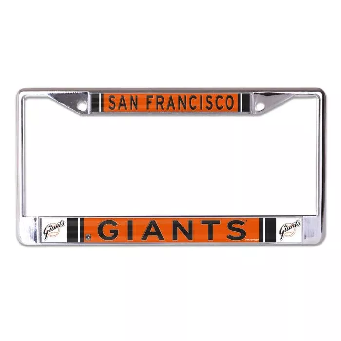 SAN FRANCISCO GIANTS LASER LICENSE PLATE FRAME - COOPERSTOWN