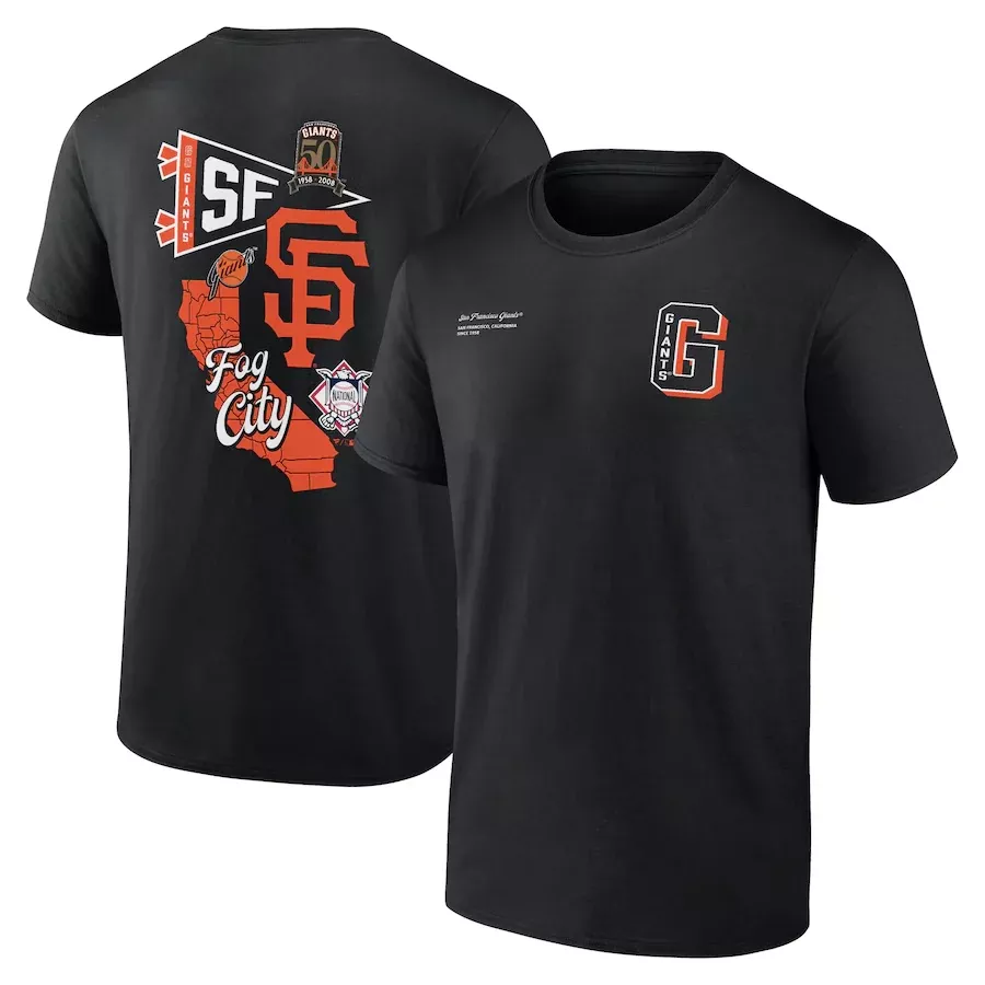 SAN FRANCISCO GIANTS MEN’S SPLIT ZONE T-SHIRT