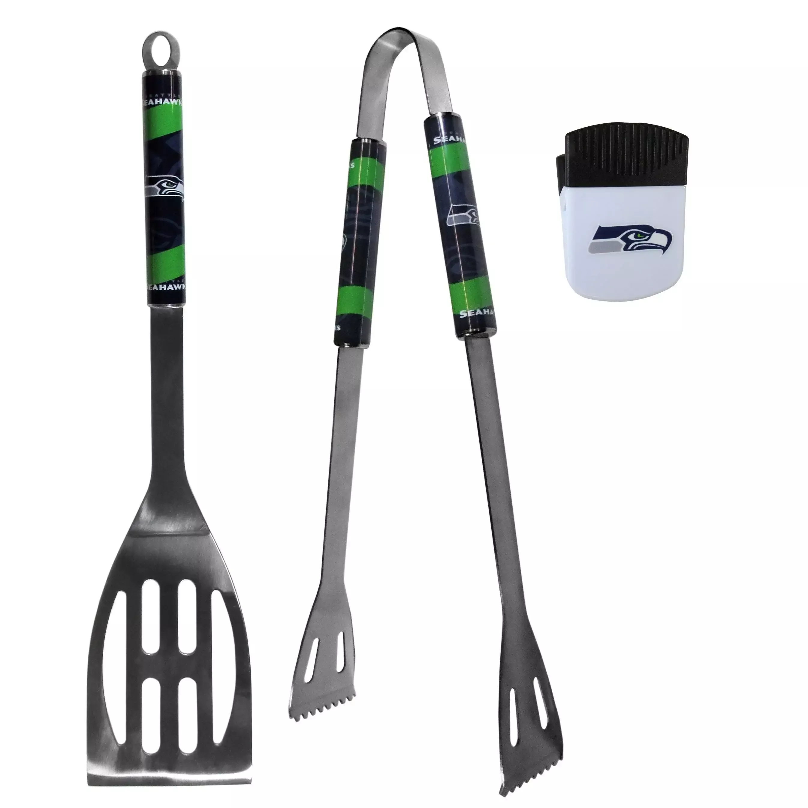 Seattle Seahawks 2 pc BBQ Set and Chip Clip