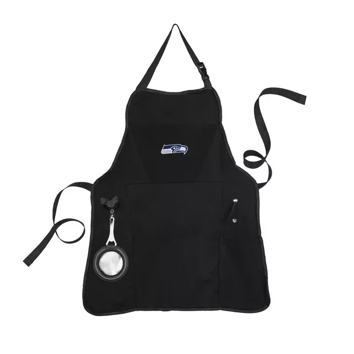 SEATTLE SEAHAWKS GRILLING APRON – BLACK