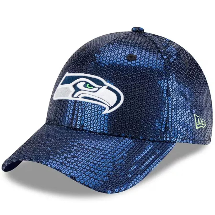 SEATTLE SEAHAWKS WOMEN’S SEQUIN 9FORTY ADJUSTABLE HAT