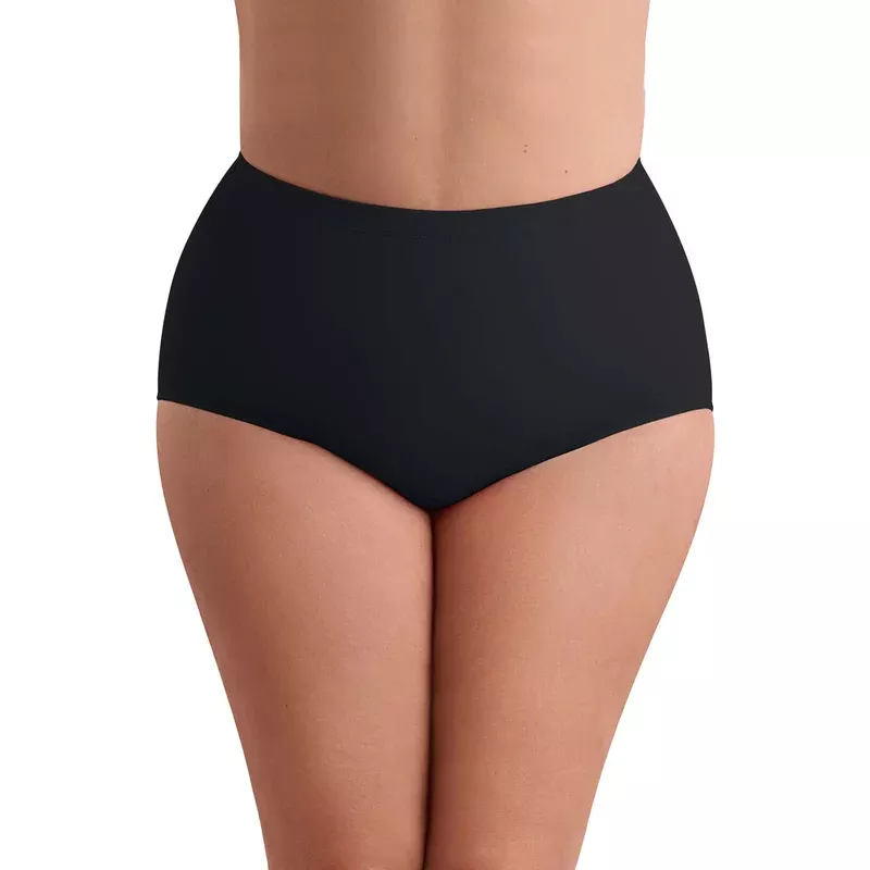 Shape Solver By Penbrooke Women’s Plus Size Divine Solids Bottoms Basic Bikini Bottom