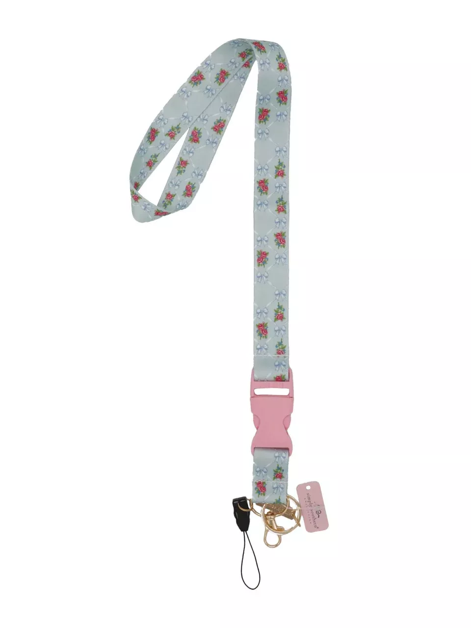 Simply Southern Breakaway Lanyard – Bows in Squares