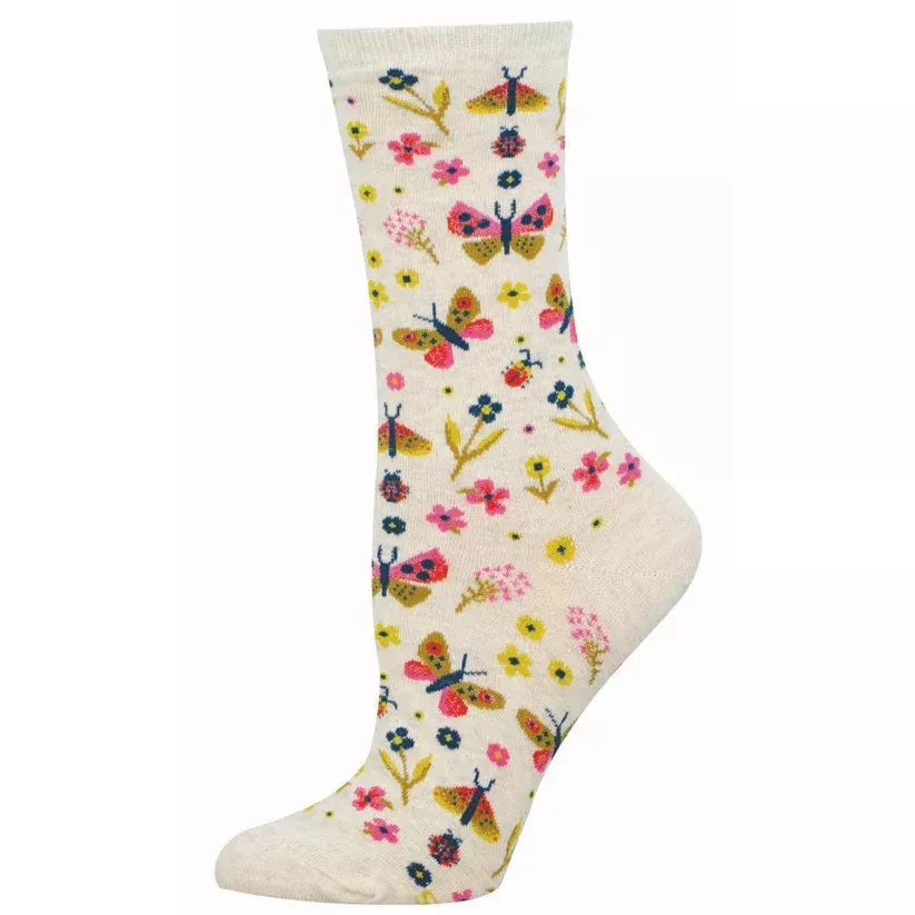 Socksmith Women's Butterfly Floral Sock