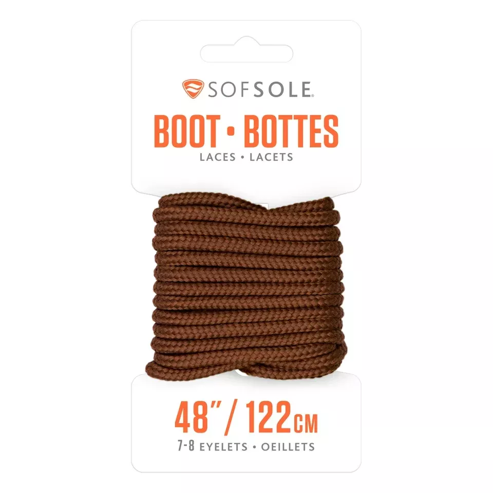 Sof Sole 48″ Boot Laces – Brown