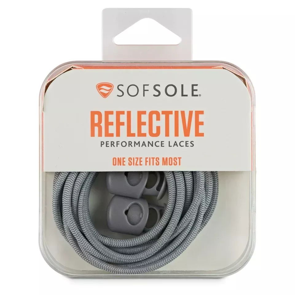 Sof Sole Performance Reflective Laces – Grey