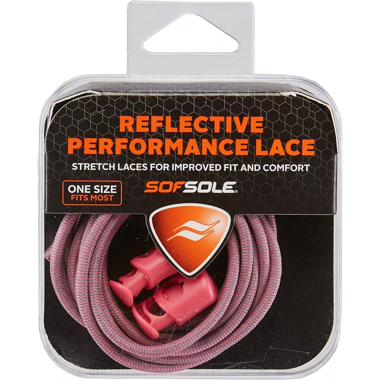 Sof Sole Performance Reflective Shoelaces - Pink