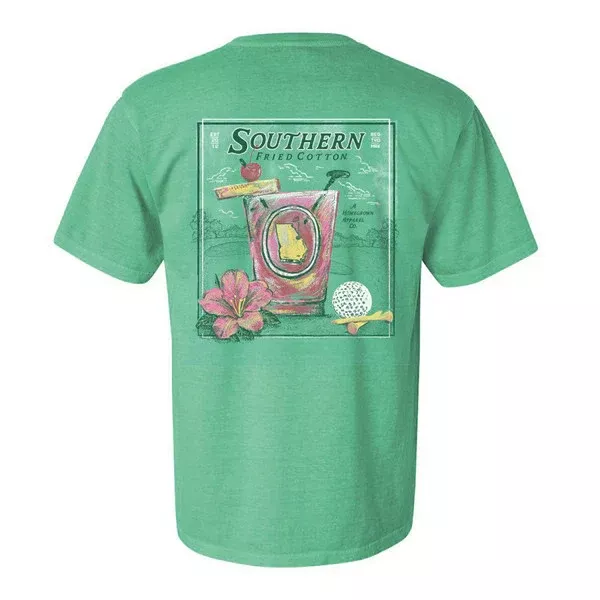 Southern Fried Cotton Men's Azalea Cocktail Tee