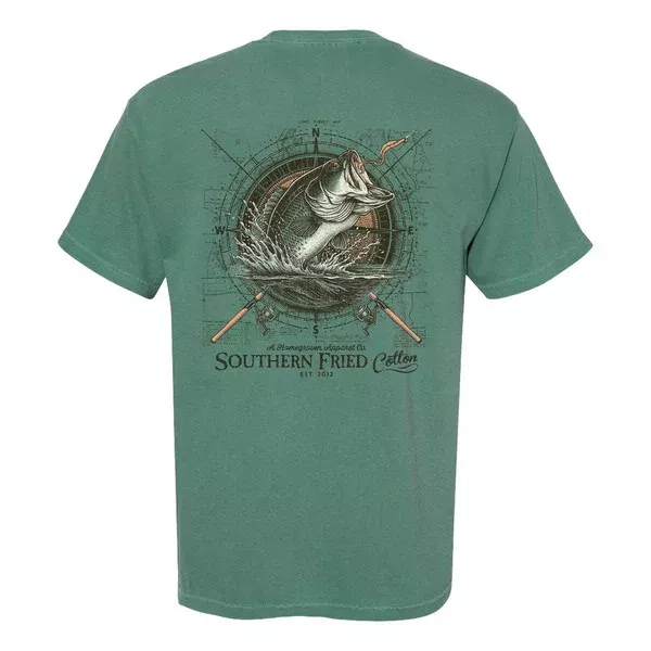 Southern Fried Cotton Men's Bass Hunter Tee