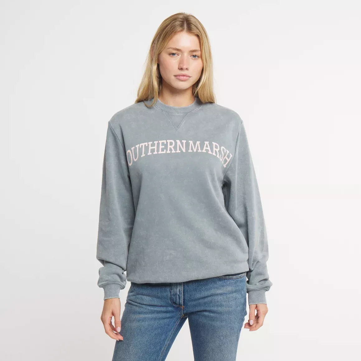 Southern Marsh Women's Varsity Vintage Crew Sweatshirt