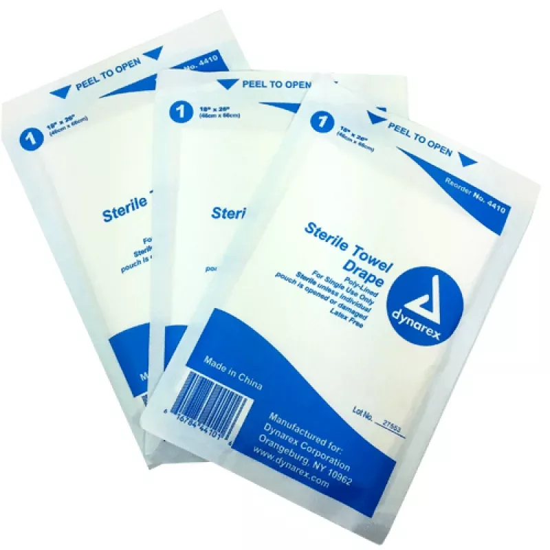 Sterile Towel Drape 18 x 26|Individual Drape&10 PACK&25 PACK&50 PACK