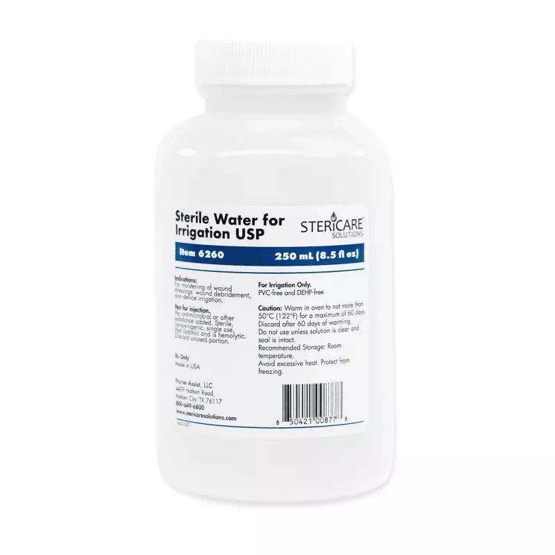 Sterile Water For Irrigation Bottle