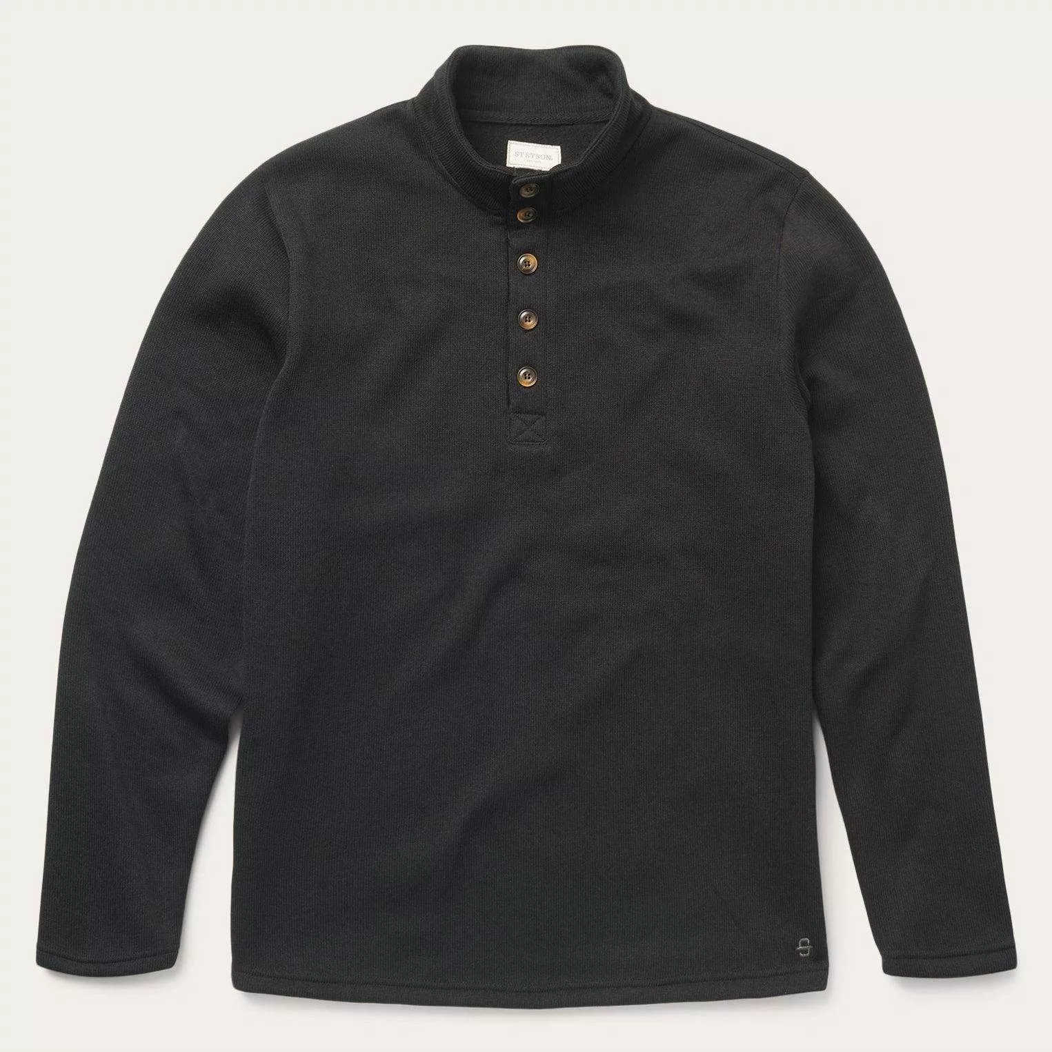 Stetson Black Pullover Knit Sweater