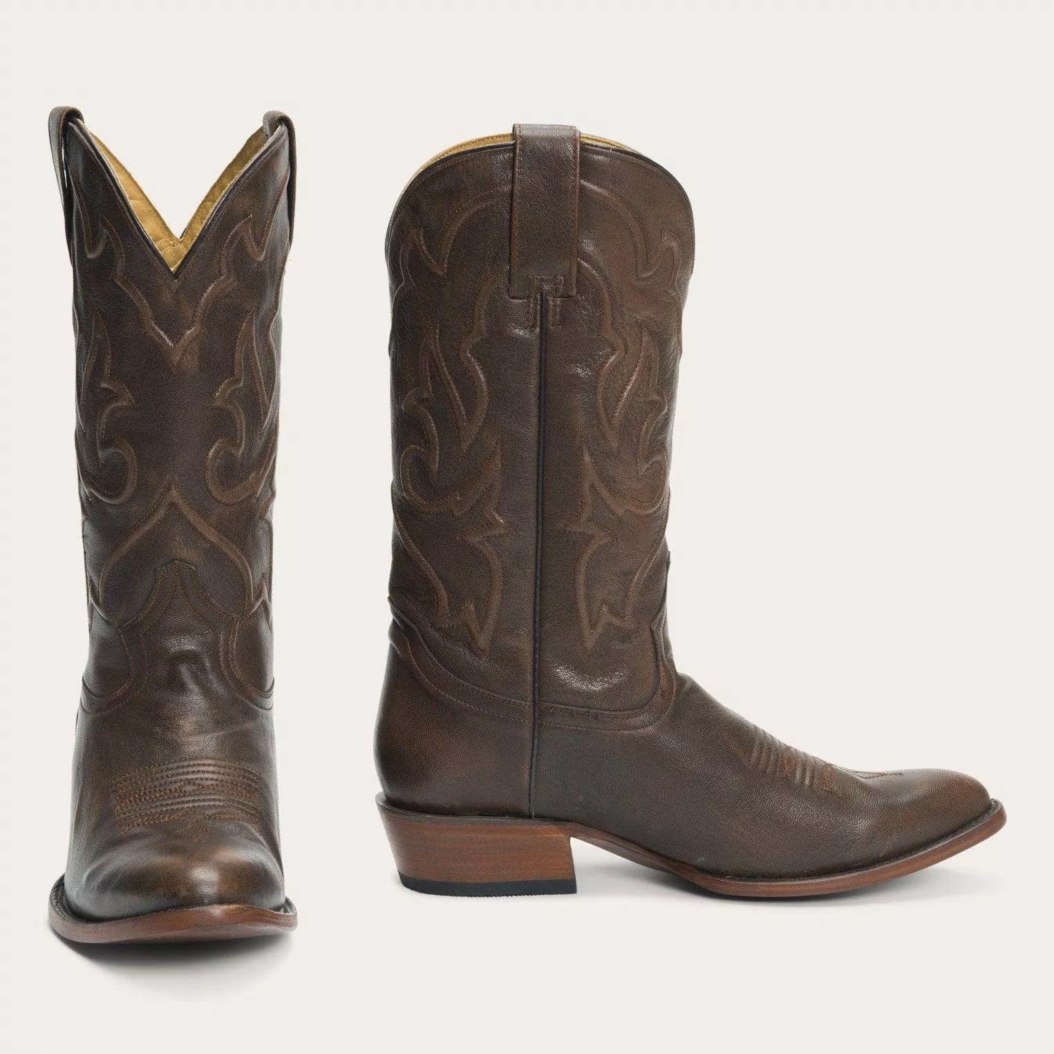 Stetson Carlisle Corded & Brushed Leather Boot
