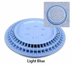 Super-Pro Round Pebble Top Main Drain Frame & Grate 8 ” Light Blue – 8-PTD-109A